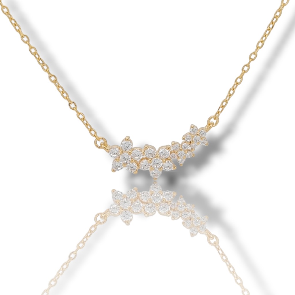 Yellow gold-plated silver 925º necklace (code FC006780)
