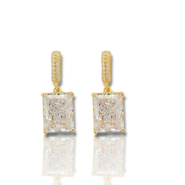 Gold plated silver 925º earrings (code FC011562)